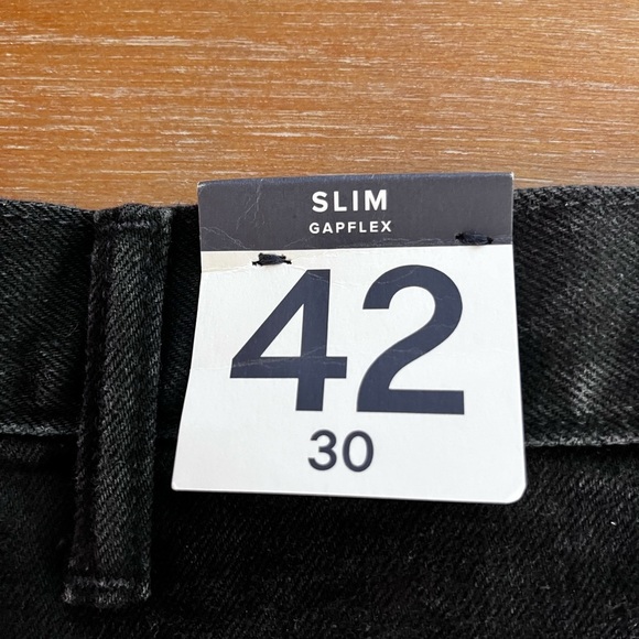 Gap men’s slim Gap-flex black jeans 42x30 - Picture 4 of 10